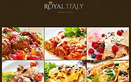H05 - Website nhà hàng Italy, web italy restaurant