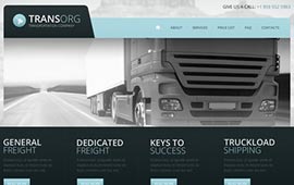 H07 - Website dịch vụ vận tải, web vận tải hàng hóa, web giao thông vận tải
