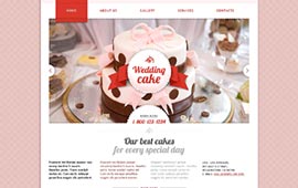 H11 - Website bánh kem, web Wedding Cake , web bánh ngọt, web bánh sinh nhật