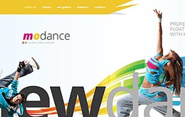 G05 - Website lớp học nhảy Dance, web dance studio