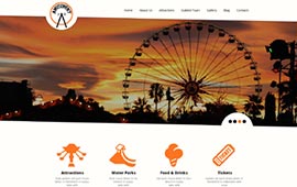 G09 - Website công viên giải trí, web Amusement Park 
